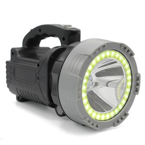 Lampe torche LED rechargeable POWER BANK ASLO 3,7V Super LED 2x3W 200  lumens Autonomie 4 heures