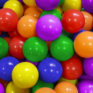 500 balles de piscine à boules - ø 6 cm - Multicolore