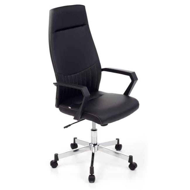 WeHome Poltroncina Girevole ABBY In Lino Giallo Con Base Cromata E 5 Ruote – Per Scrivania, Ufficio, Cameretta