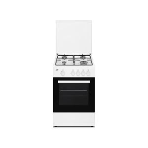 Cucina Con Forno A Gas 4 Fuochi 60x60 Bianca Larel