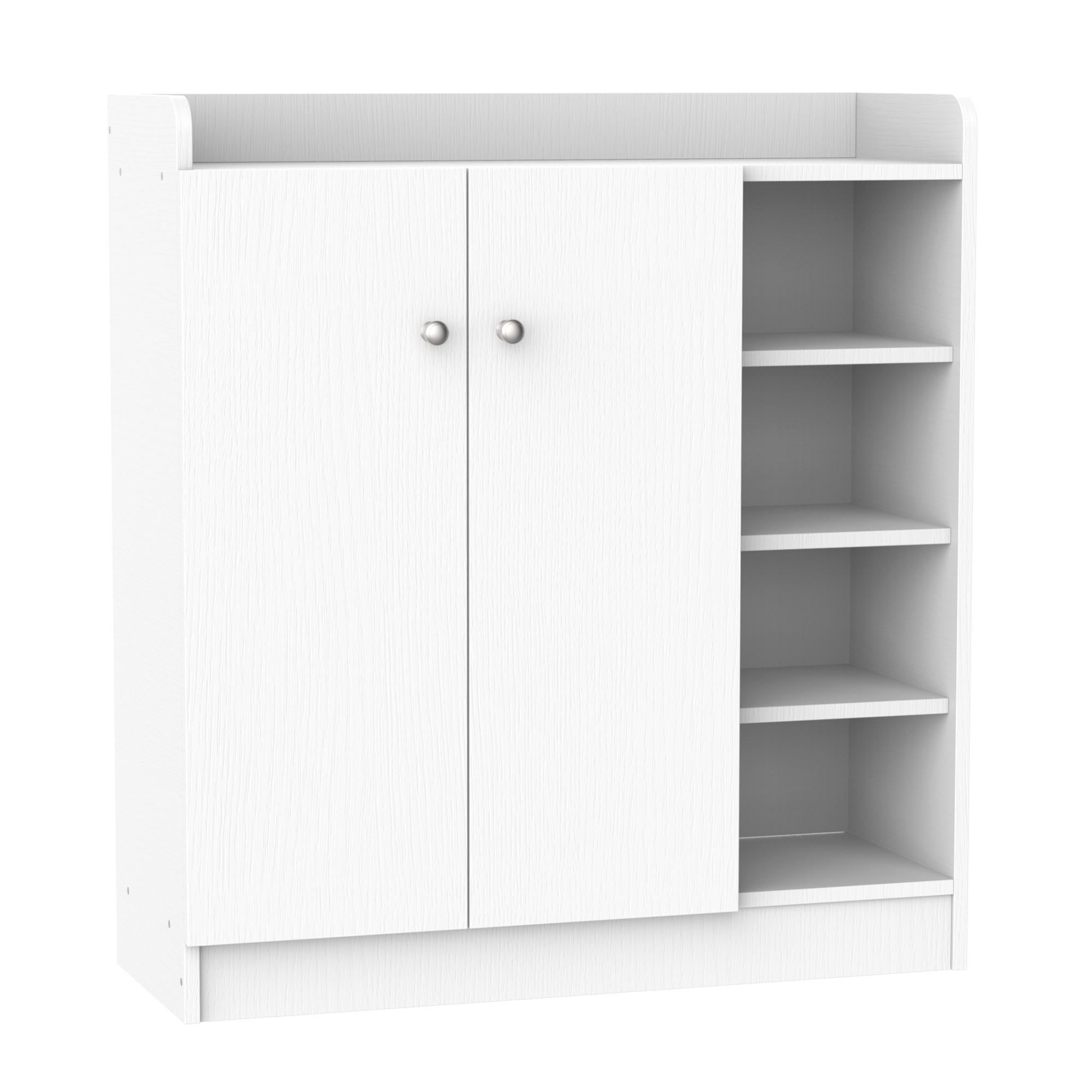 Armoire meuble à chaussures blanc Leroy Merlin