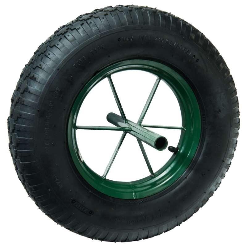 Roue pour brouette pneu en caoutchouc 40 cm