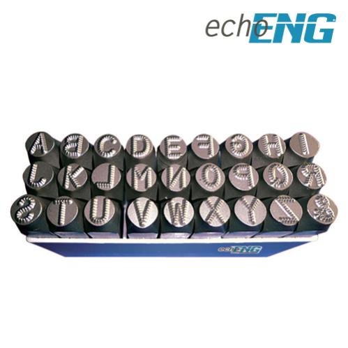 Set 37 Punzoni Per Metallografia - Lettere A-Z E Numeri 0-9, 3mm Per Metallo, Legno E Pelle - Foto 2