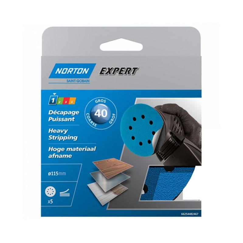 Lot De 5 Disques Perforés Agrippant D.150mm Grain 40. 6 Trous | Bricomarché