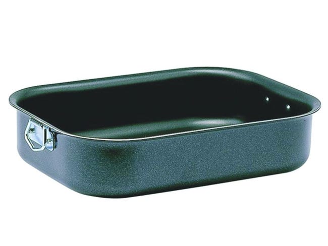 Set 2 Teglie Forno Acciaio Inox - 40x30cm E 31x22.5cm Per Lasagne E Focacce - Foto 4