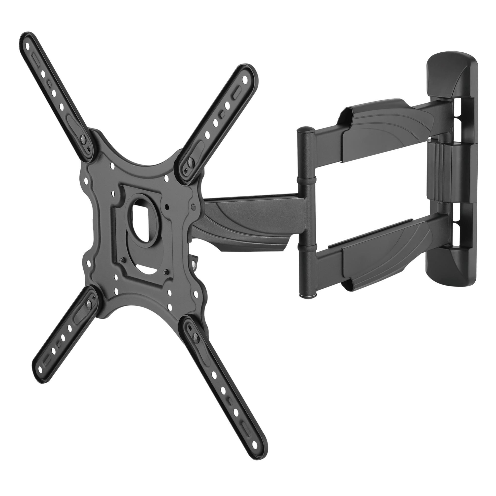 Staffa A Parete Girevole Per TV Da 20 A 60 Pollici – VESA 440x410mm, Supporto Fino A 50kg, Inclinazione 45°
