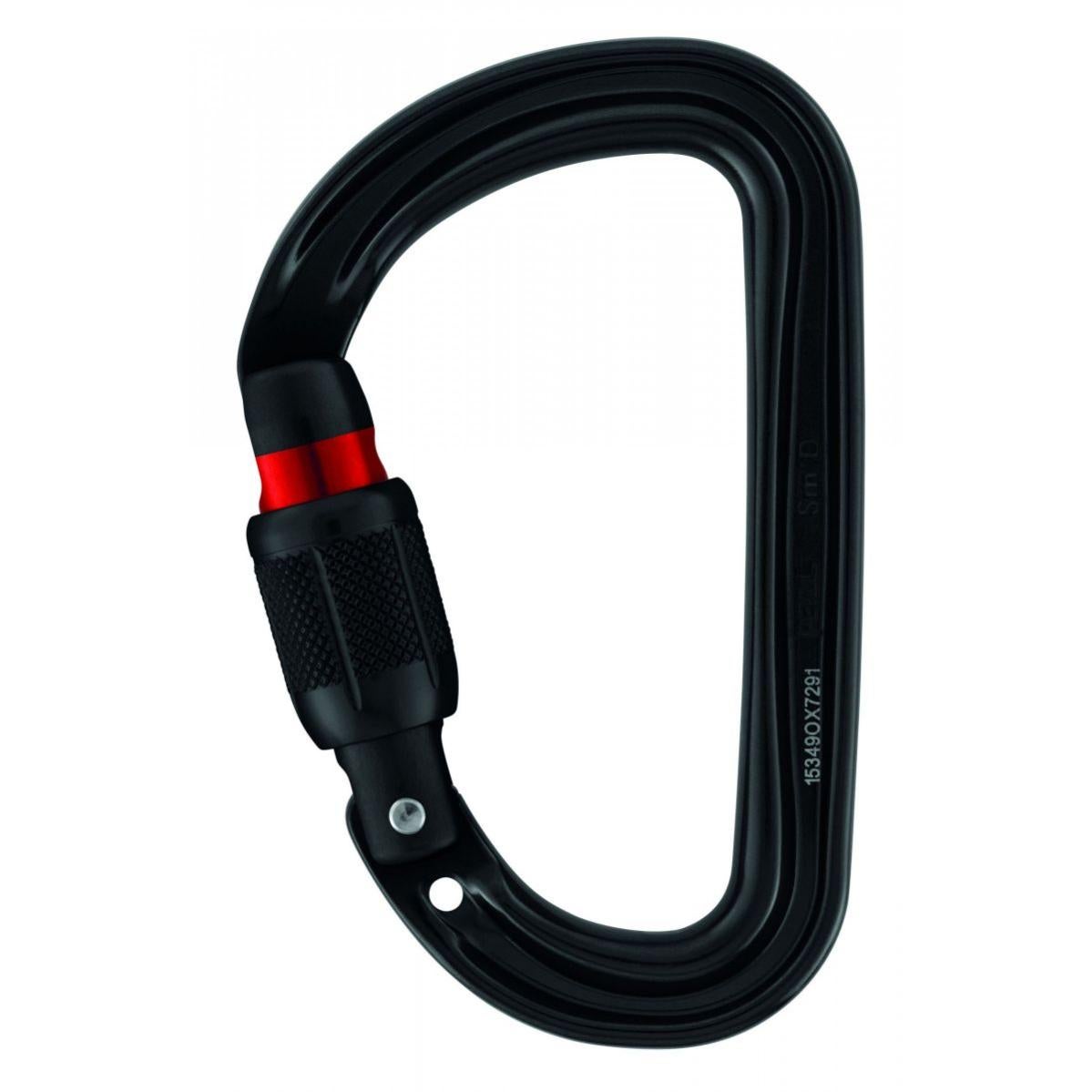 Mousqueton Petzl SM'D Verrouillage - Léger Et Compact Pour Escalade Et Via Ferrata
