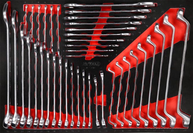 KS Tools 130.3000 Chiave Per Radiatori - 4 Misure 3/8-1 Pollice - Acciaio Speciale - 1 Pezzo - Foto 8