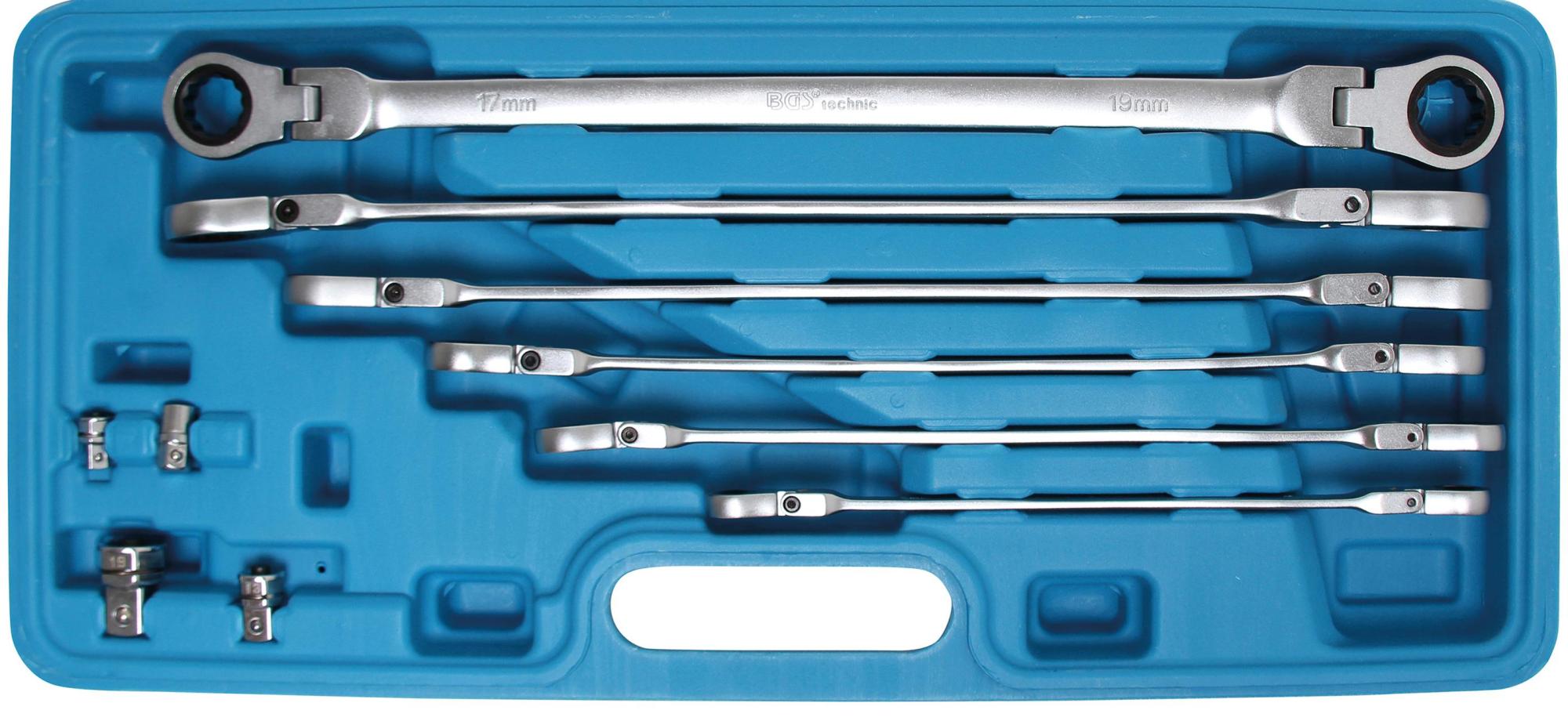 Set Chiavi A Cricchetto Reversibili DURATECH 4 In 1 – Misure 10-13-17-19 Mm, Acciaio Cromo Vanadio
