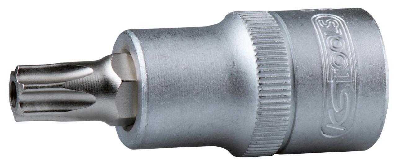 Douille Tournevis Torx Percée KS TOOLS 1/2 - TB27, Longue 110 Mm - Neuf, Chromé Vanadium