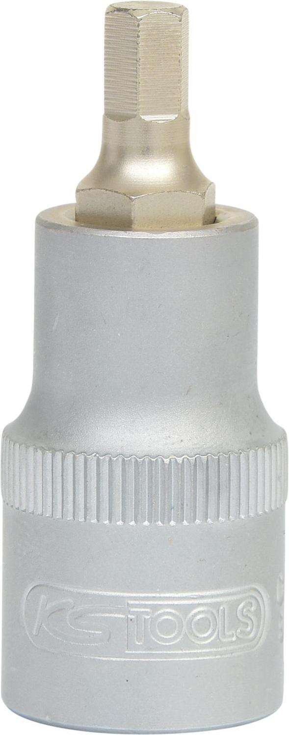 KS Tools Bussola 1/2 Per Viti A Esagono Incassato, Corta, 14 Mm, In Cromo-vanadio