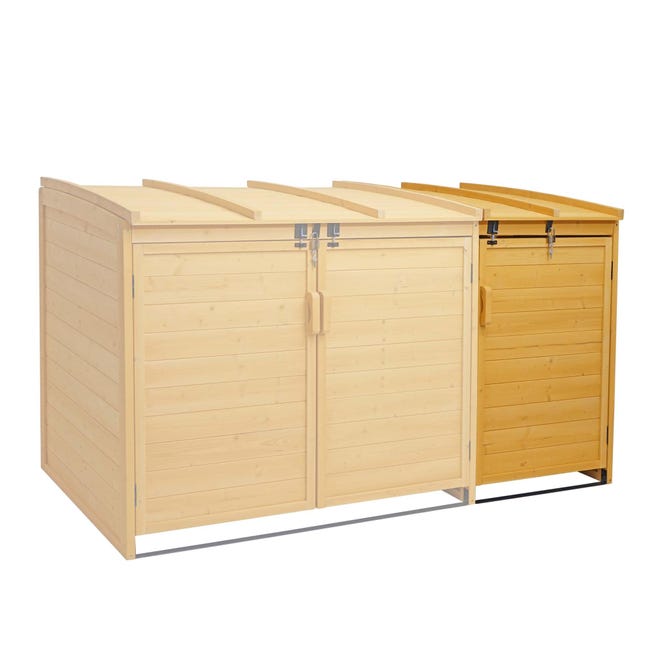 Copribidone per Spazzatura in legno Copribidone per Spazzatura in legno