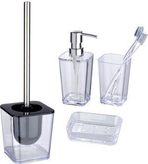 GUY LEVASSEUR Set de salle de bain 9x9x14cm distributeur et porte