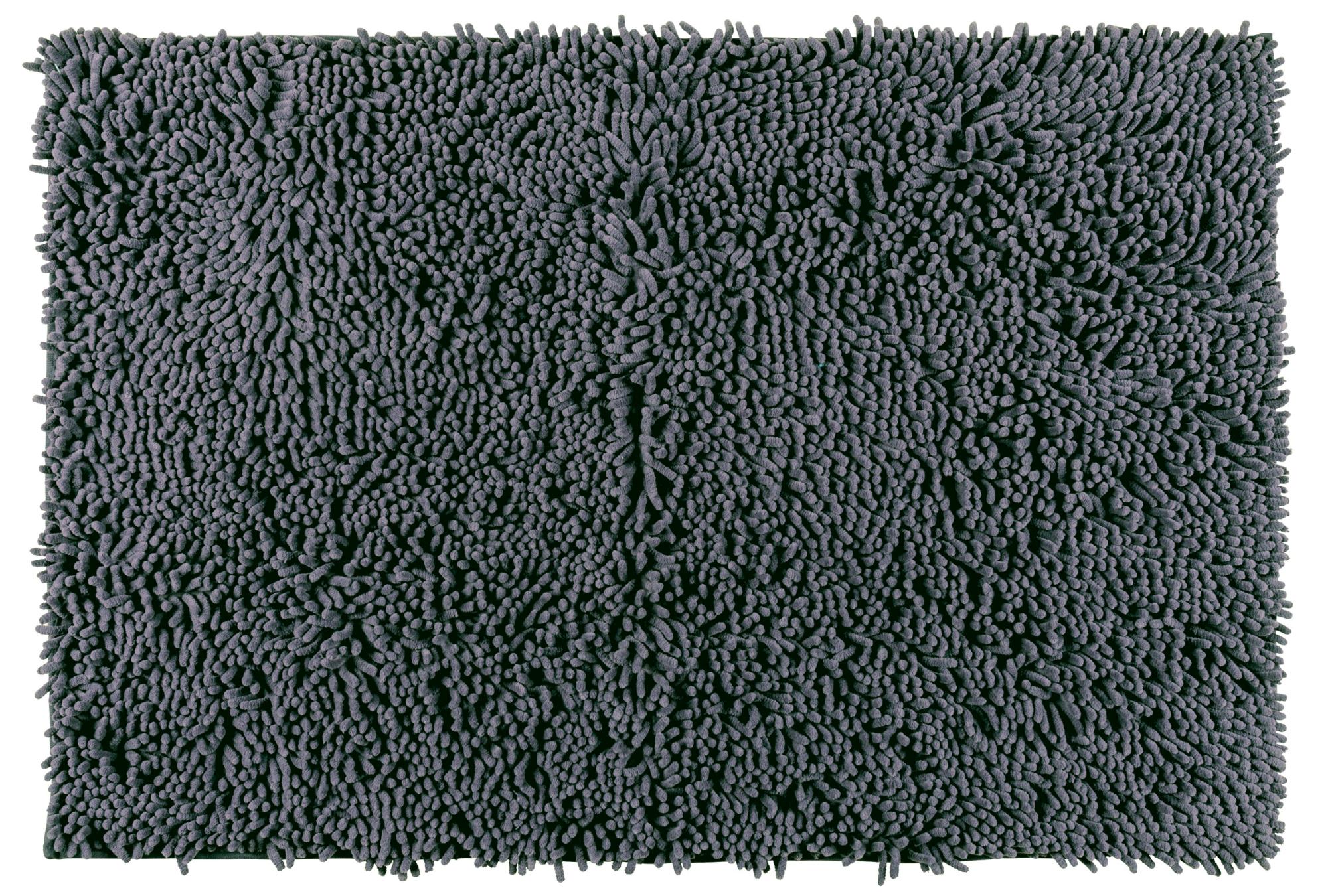 Tapis De Bain Chenille Gris Souris | Leroy Merlin