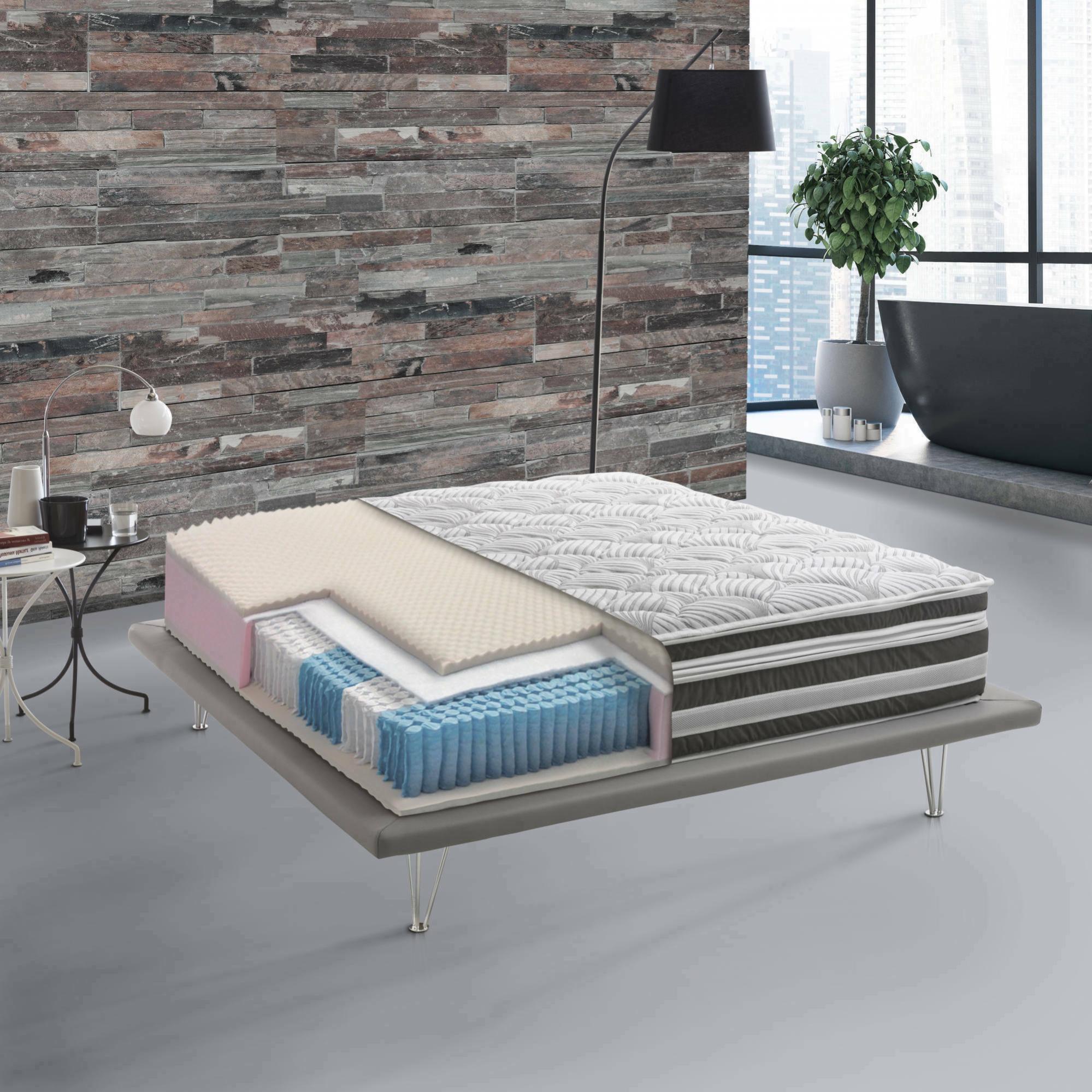 Matelas Visco Luxury Memory Gel Premium 200X200 Hauteur 30 Cm +/- 2