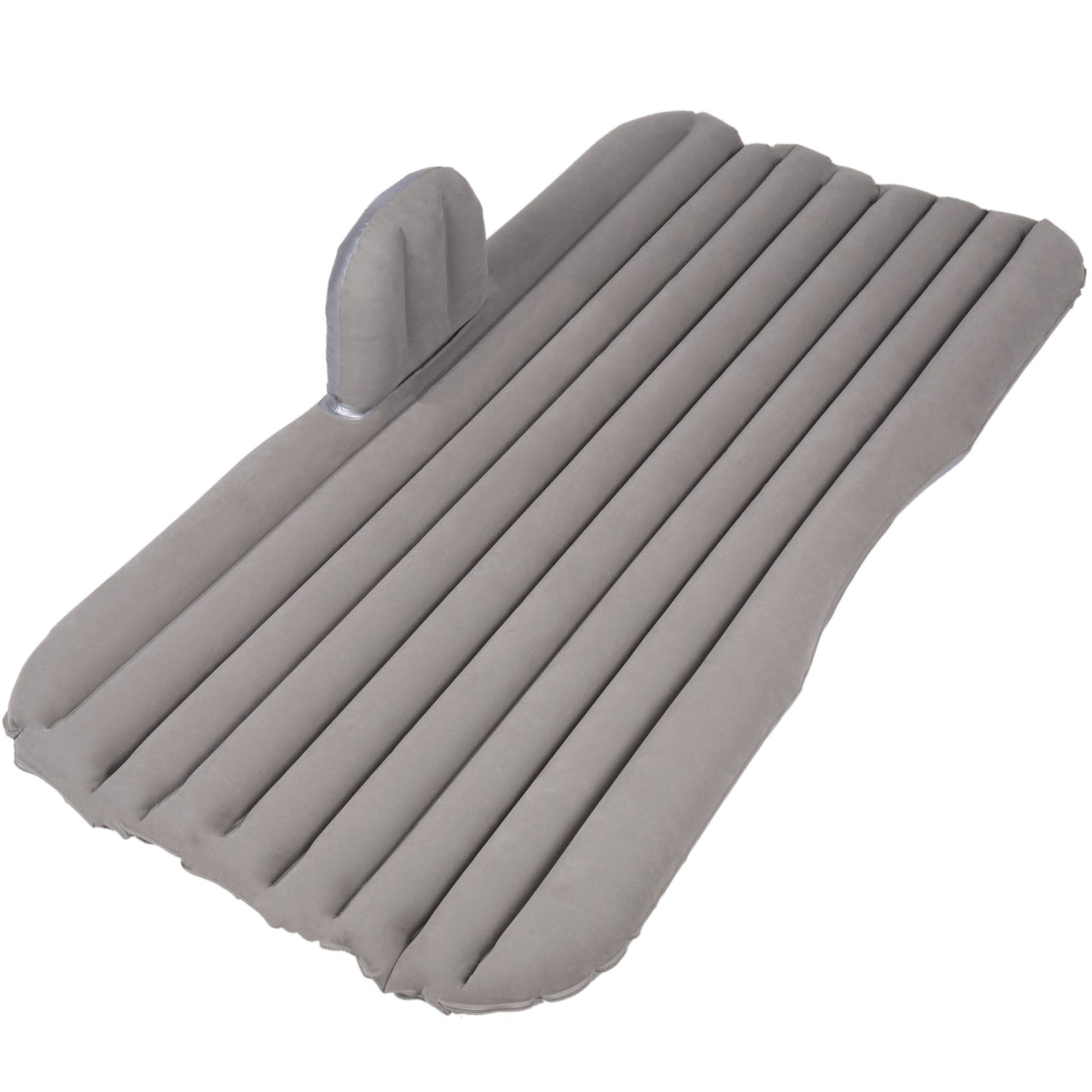 Materasso gonfiabile colore grigio, Kit completo di letto