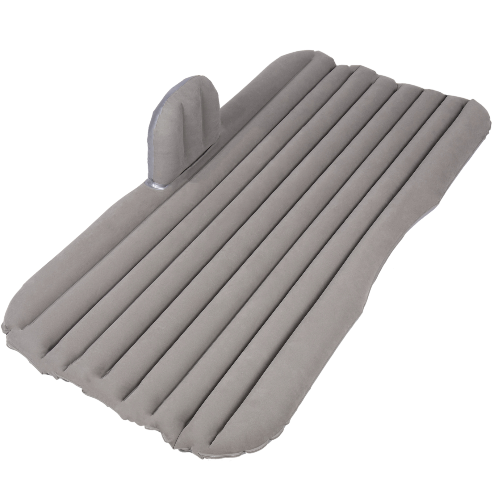 Colchón hinchable gris Kit completo de cama inflable para dormir coche bomba aire eléctrico y almohadas | Leroy Merlin