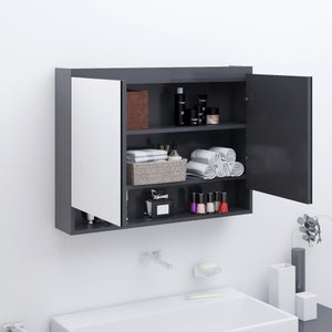 Mobiletto Bagno Portabiancheria in Legno 55x34x58 cm Floreale