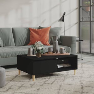 vidaXL Tavolino Salotto Marrone Scuro e Nero 90x45x45cm in MDF e Ferro -  vidaXL - Idee regalo