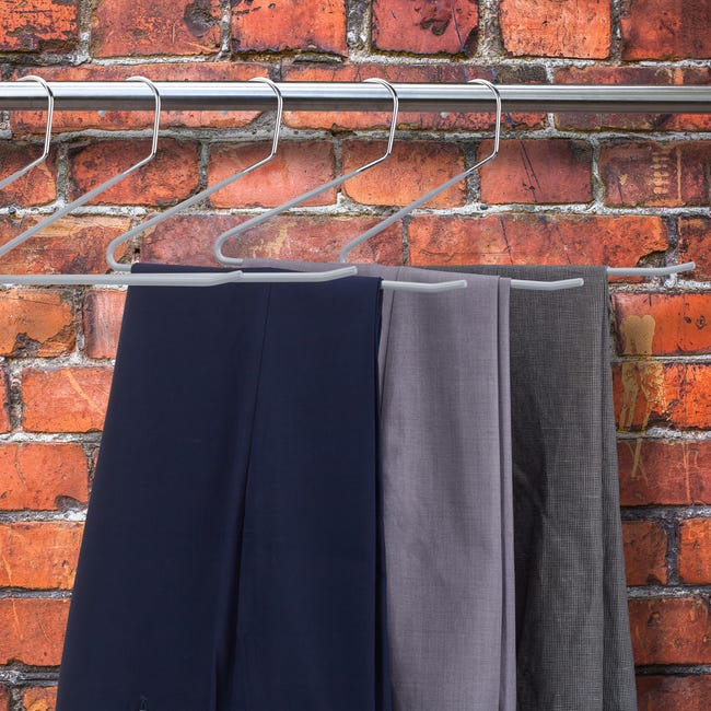 4 étages Pantalon Jupe Cintre (lot de 3) robuste Luxe Chrome avec  antidérapant en vinyle Noir Clips, Multi Pantalon Cintre pour jupes,  pantalons, métal, Jeans, et plus encore. : : Cuisine et Maison