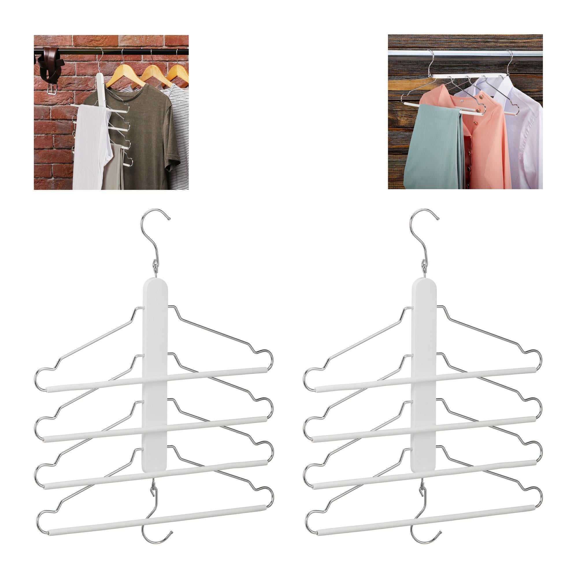 Trade Shop - Gruccia Multiuso Per Pantaloni 5 In 1 Stampelle Organizer Armadio Salvaspazio 85728908 Trade Shop - Gruccia Multiuso Per Pantaloni 5 In 1 Stampelle Organizer Armadio Salvaspazio 85728908