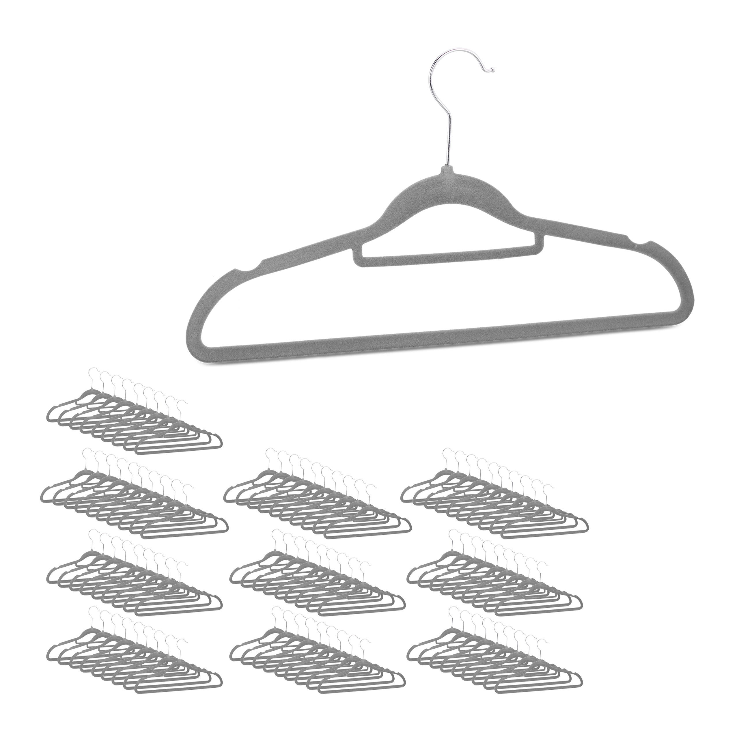 4x cintres multiples, peu encombrant, 4 pour chemises avec traverse pour  pantalon, en bois et métal, antidérapant