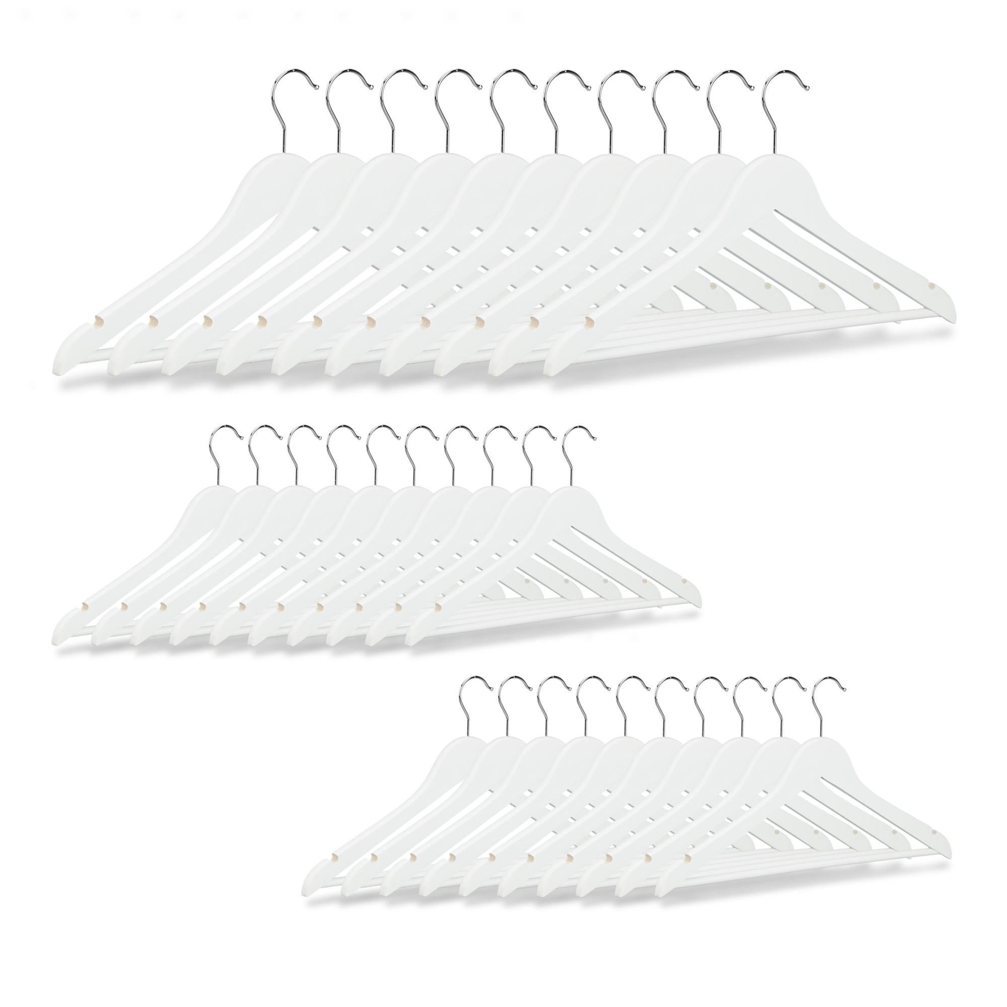 Set da 50 Grucce, Asta per Pantaloni, Gonne, Camicie