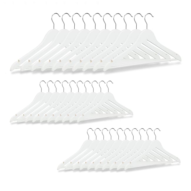 Set da 50 Grucce, Asta per Pantaloni, Gonne, Camicie Set da 50 Grucce, Asta per Pantaloni, Gonne, Camicie