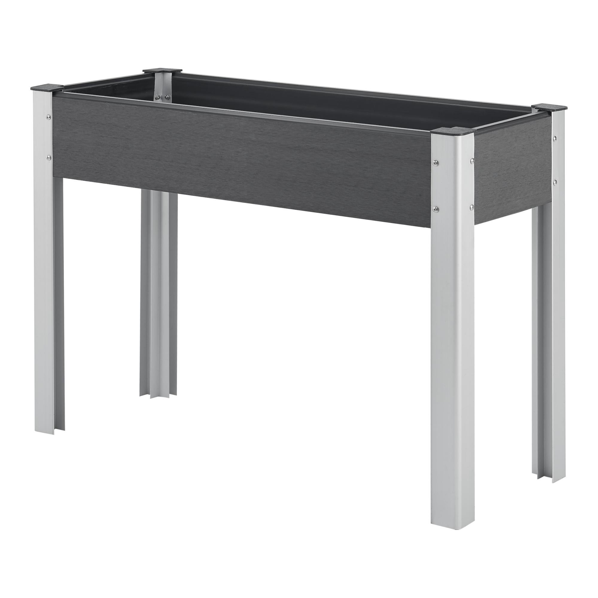 Aiuola Giardino Terrazzo Aiuola Rialzata Balcone STREND PRO | 76x33x89 Cm | Legno Con Ripiano | Telo Impermeabile Fioriera Esterno - 10