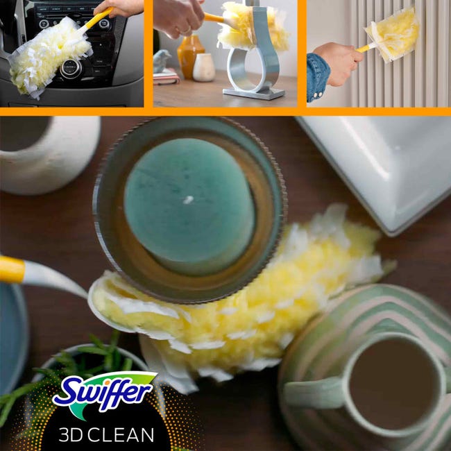 Lingettes sèches Swiffer 3D Clean