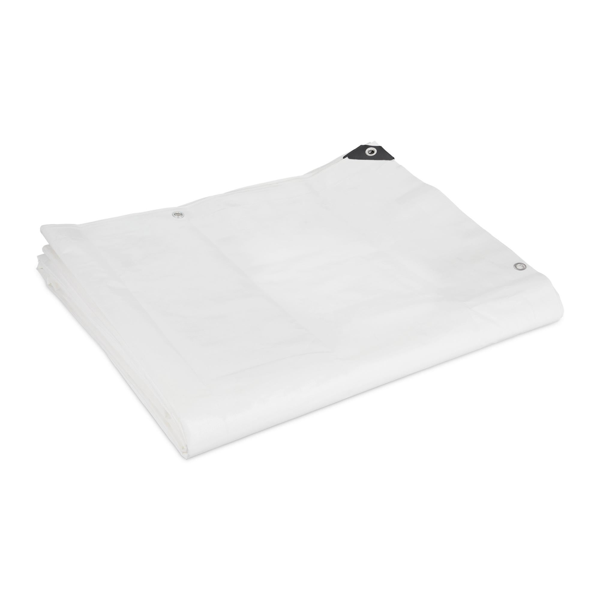 Relaxdays Telone Protettivo 200g/m², Telo Da Giardino Con Occhielli Impermeabile Antistrappo In Pe 6 X 8 M Verde 84652987