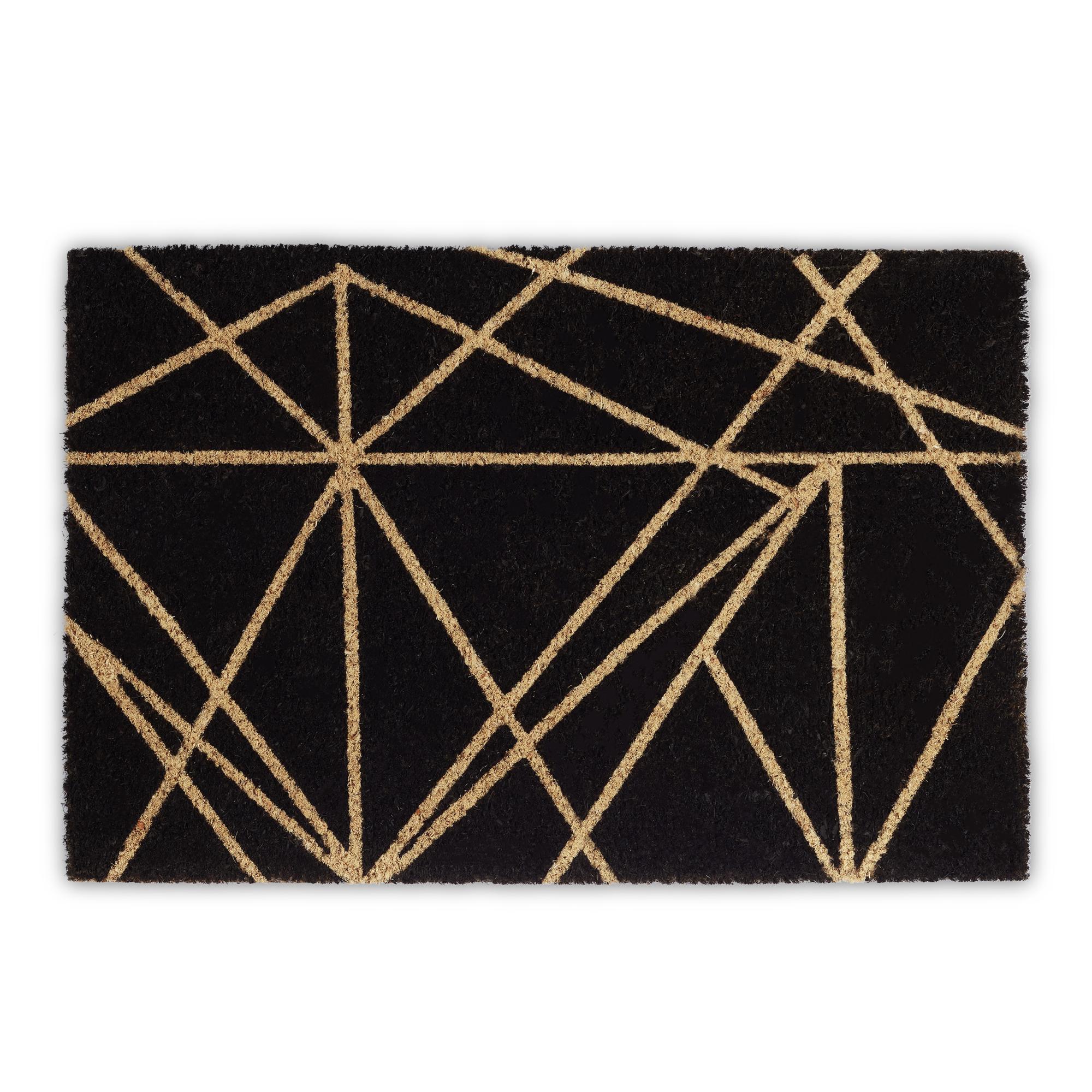 Paillasson Fibres De Coco 60x90 Cm – Antidérapant, Intérieur/Extérieur – Motifs Décoratifs, Écologique