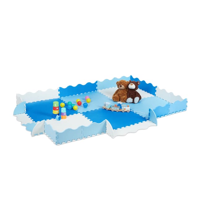 Relaxdays Tapis De Sol Puzzle Avec Bord 177x117 Dalle Mousse Eva Jeu Bebe Eveil Sans Polluants 30 Pieces Bleu Blanc Leroy Merlin Relaxdays Tapis De Sol Puzzle Avec Bord 177x117 Dalle Mousse Eva Jeu Bebe Eveil Sans Polluants 30 Pieces Bleu Blanc Leroy Merlin