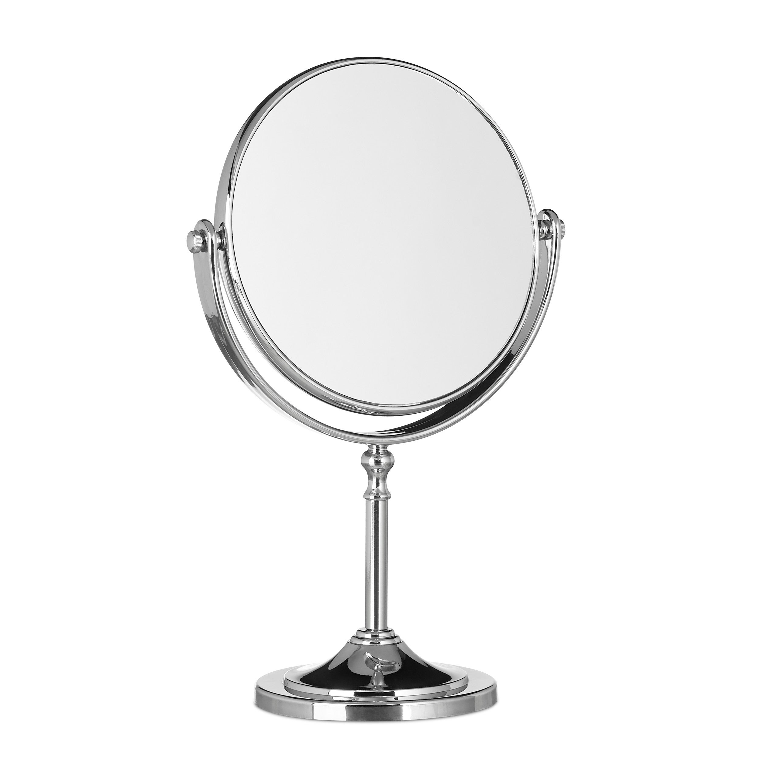 GXMGYT Specchio per Trucco a LED Specchio per toeletta da Tavolo dormitorio Touch Specchio Girevole per Trucco Lampada Due in Uno @ A Rosa 