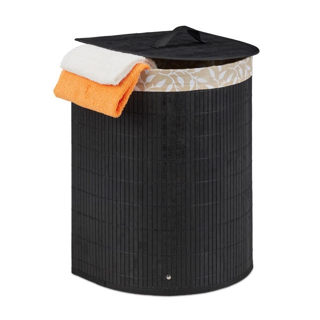 Portabiancheria Sensea grigio da 50 a 60 L | Leroy Merlin Portabiancheria Sensea grigio da 50 a 60 L | Leroy Merlin