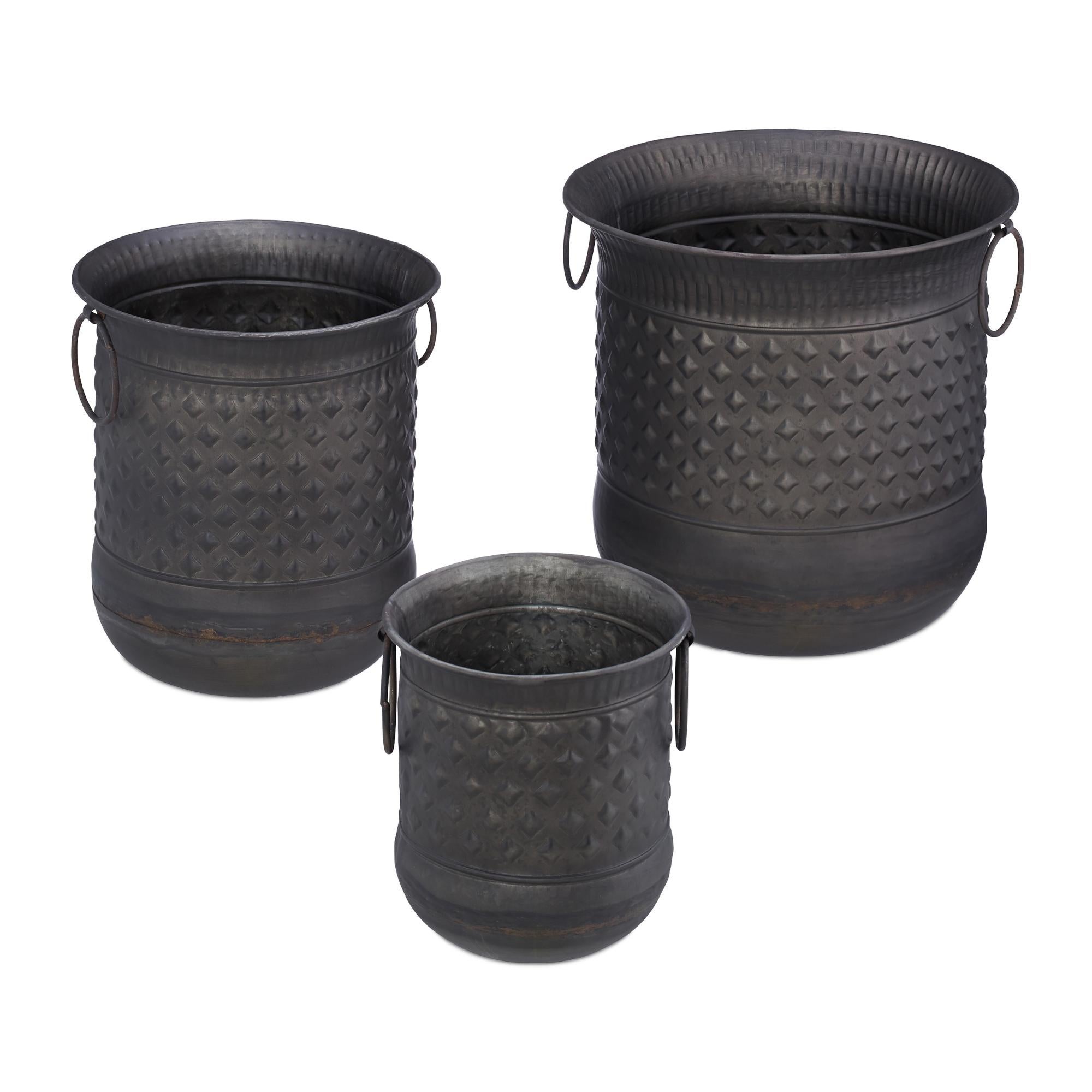 4 Graticci Metallici Per Piante Rampicanti | 30 Cm Impilabili | Per Interni Ed Esterni | Nero Antiruggine | Con Fascette