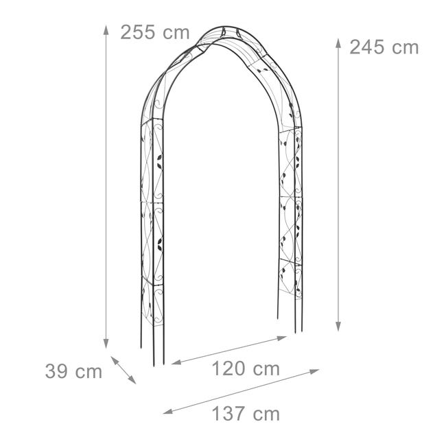 Support arceau pour plante - Suan - Accompagnement à la pousse - Dimensions  : 39 x 190 cm