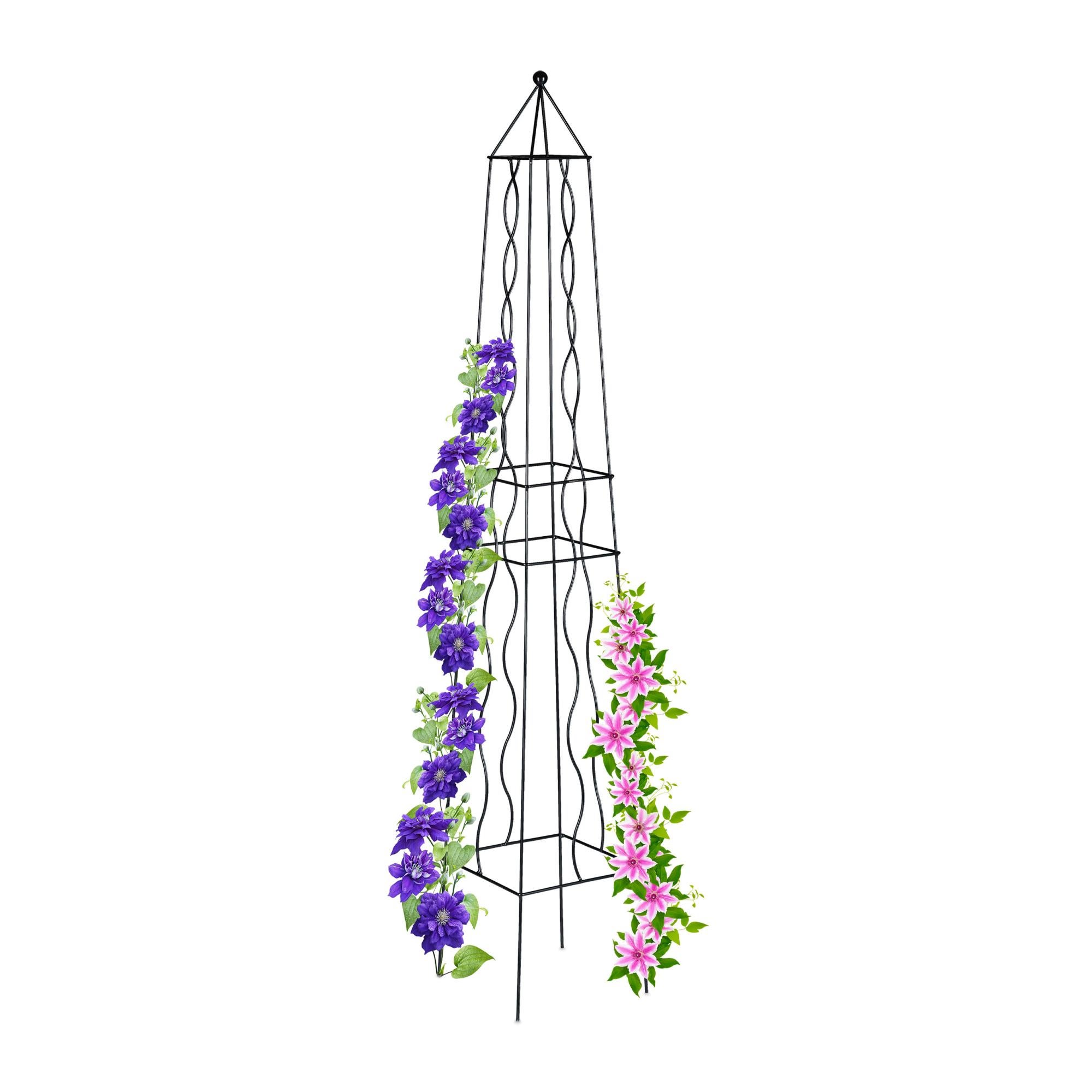 Obelisco Piramidale In Bosso Artificiale 60 Cm - Topiaria Con Protezione UV - 4