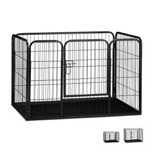 Parc enclos pour chiens grillage cage clôture intérieur et extérieur  hauteur 70,5cm modèle dog run « m 483 »