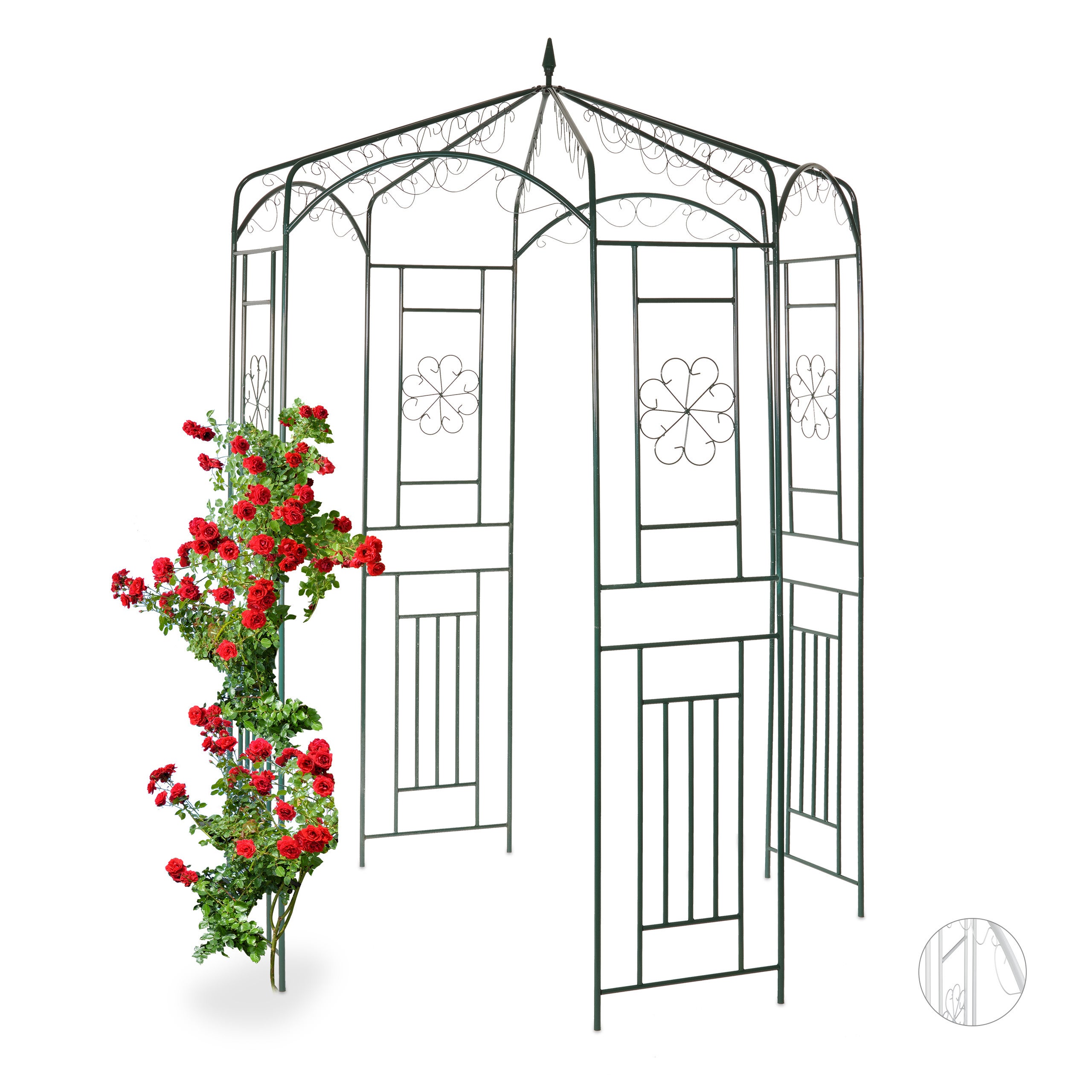 Relaxdays Portavaso a Colonna, 73x24x24 cm, Scaffale Porta-Fiori Indoor &  Outdoor, Design Antico, Piedistallo, Bianco