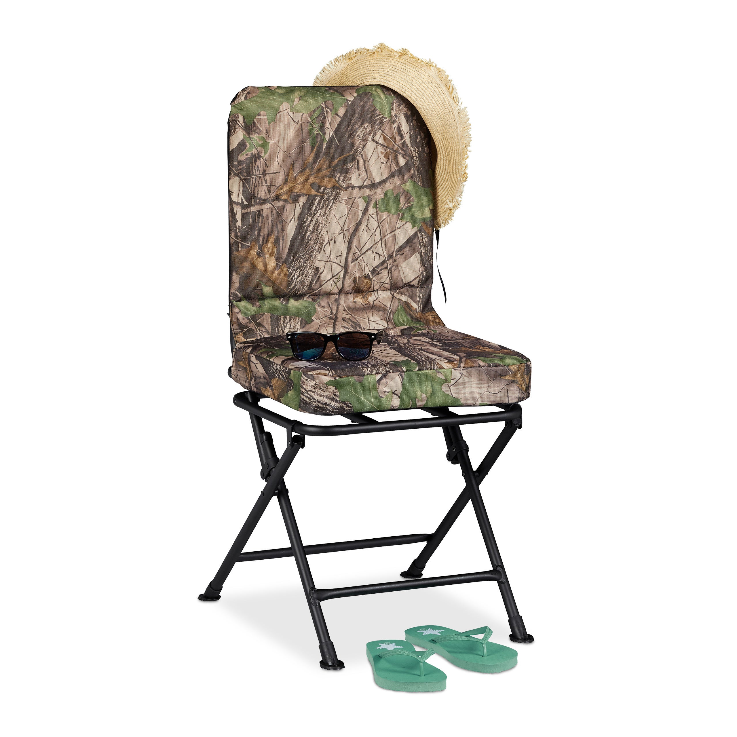 folding camo hunting chair