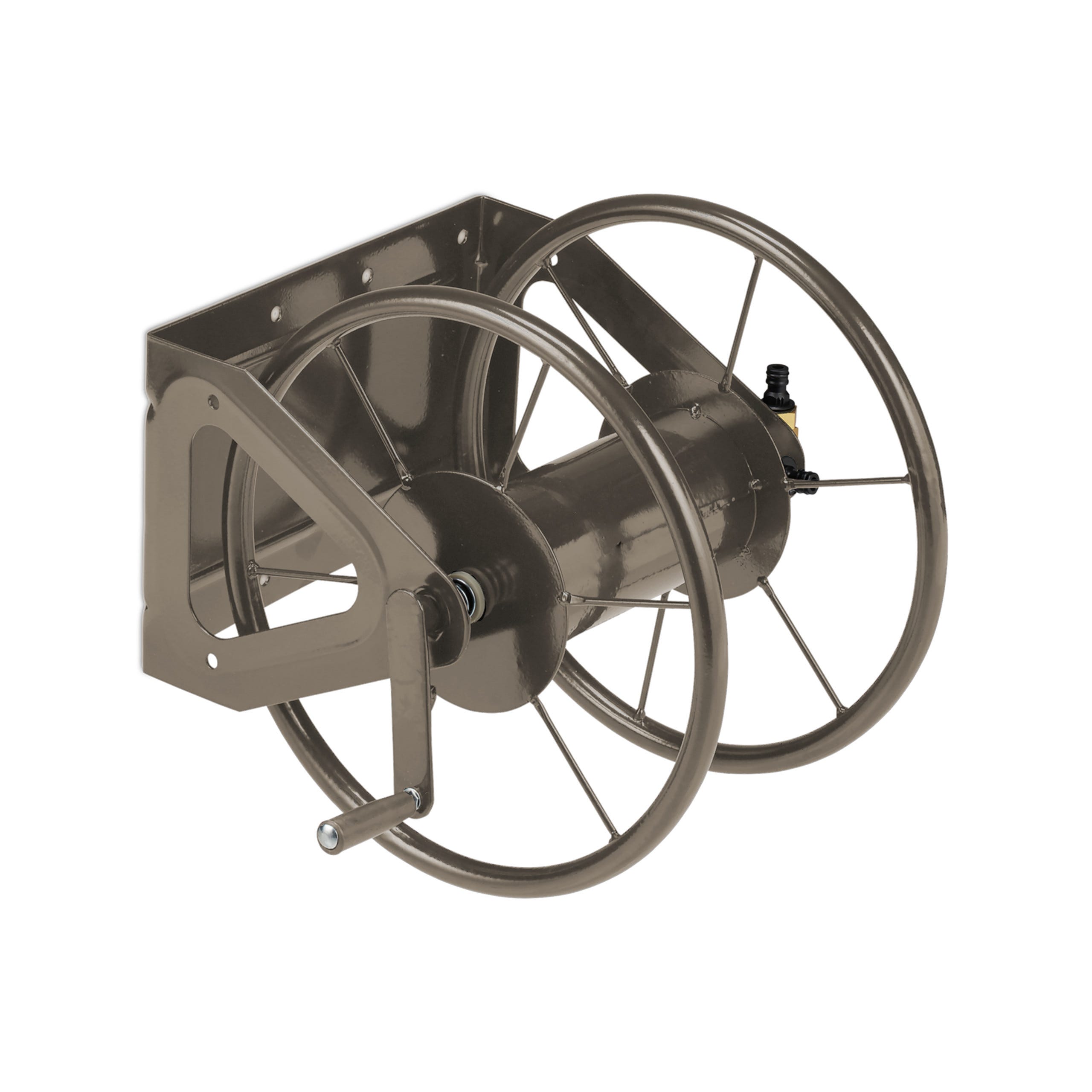 Enrouleur/Dévidoir métallique 2 roues pleines Edia tuyau arrosage