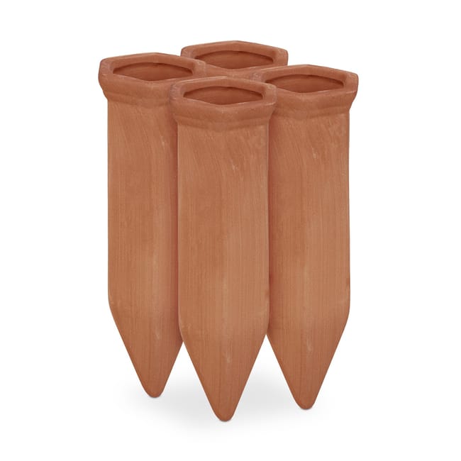 Relaxdays Coni Annaffiatori In Set Da 4, Irrigazione A Goccia, Per