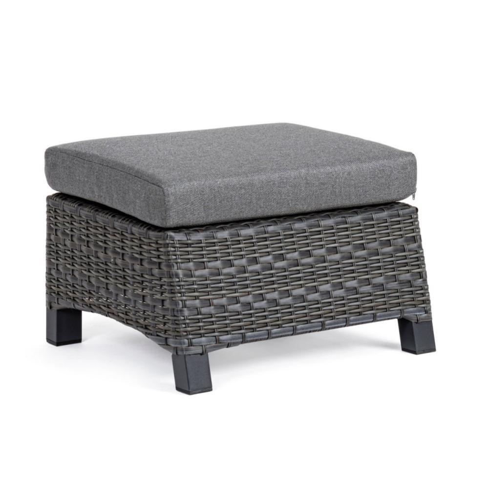Kesheng Ottomano Poggiapiedi Pieghevole In Bambù – Cuscino Morbido 7 Cm, Struttura A X, Multiuso: Sgabello, Tavolino, Sedile D'Appoggio Per Ingresso E Soggiorno – 54x34x36 Cm, Caffè