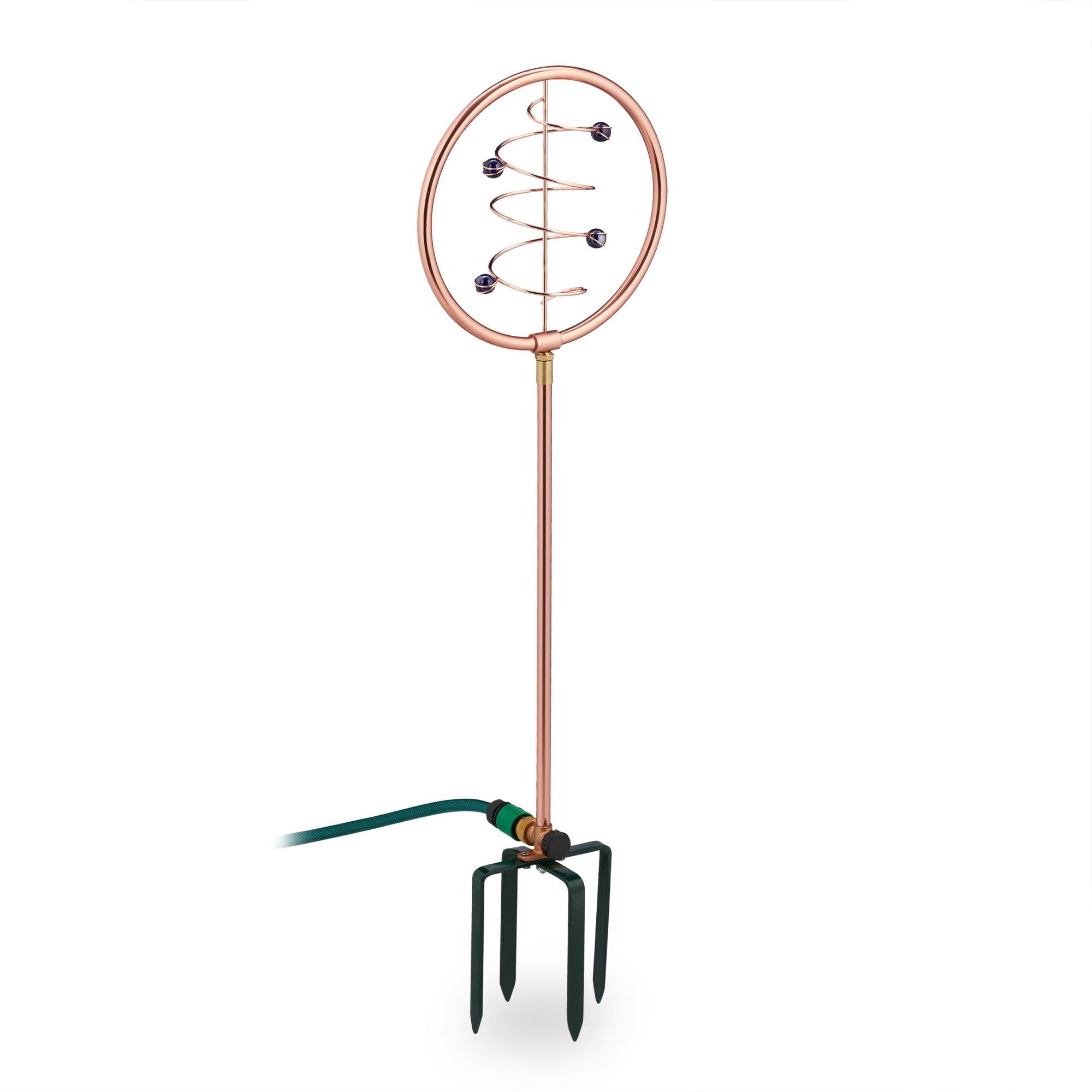 Siena Garden Irrigatore Quadrato In Metallo Con Ugelli Ottone - Portata 6-20m Per Superfici Fino A 300 M²
