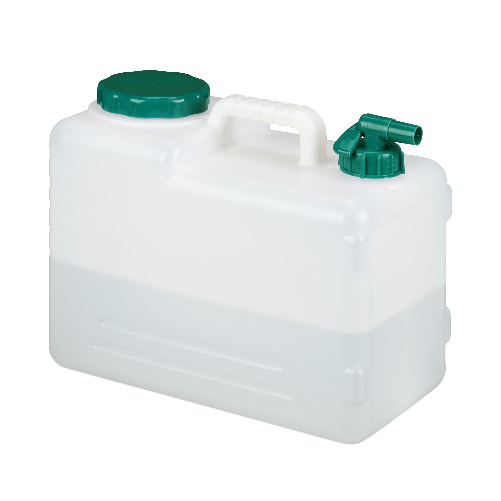 Rubinetto Dosatore Per Tanica DIN61 - 15-60 Litri - Bianco/Rosso - Tenuta Ermetica Antigoccia
