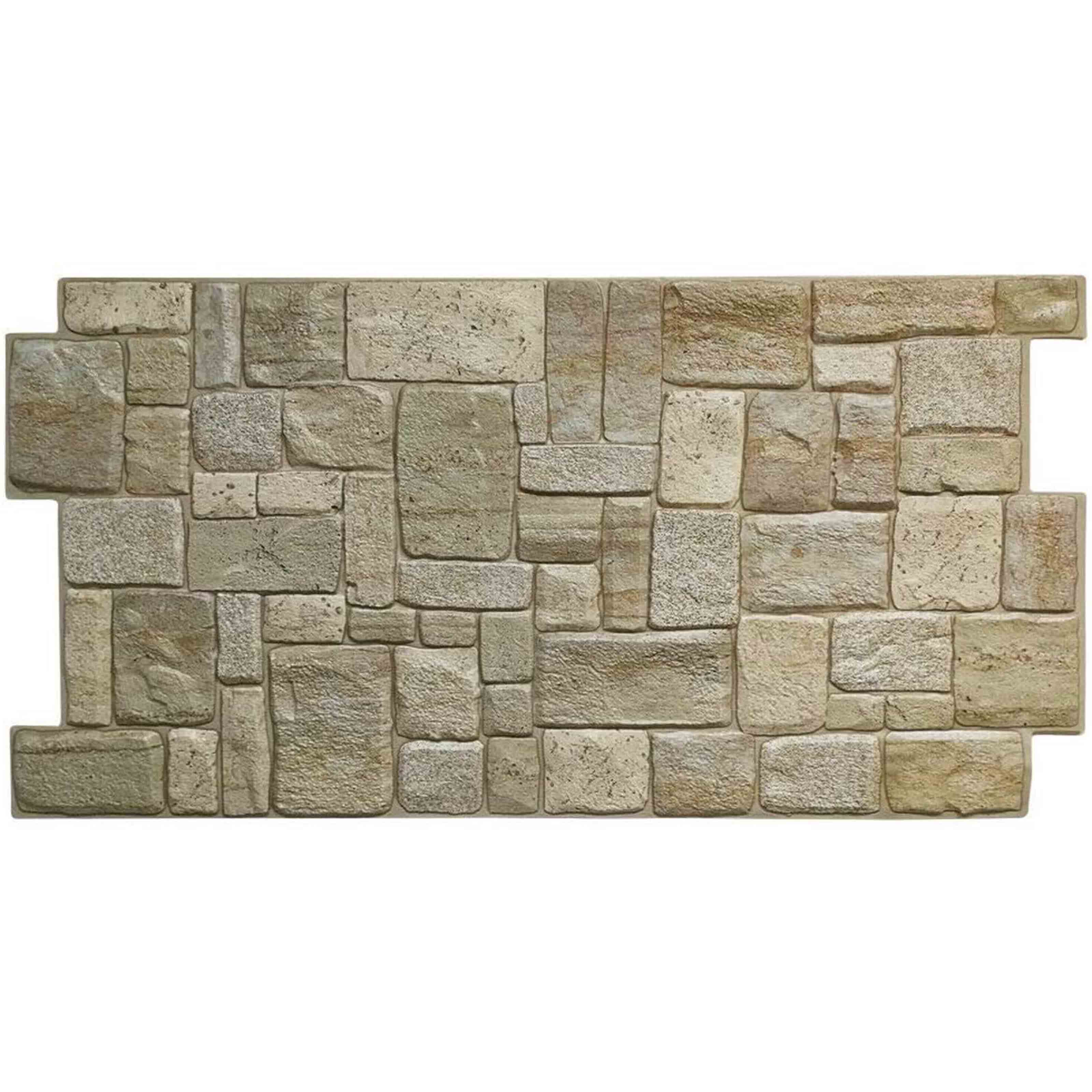 Pannelli 3D Rivestimento a parete in PVC effetto pietra, cementine