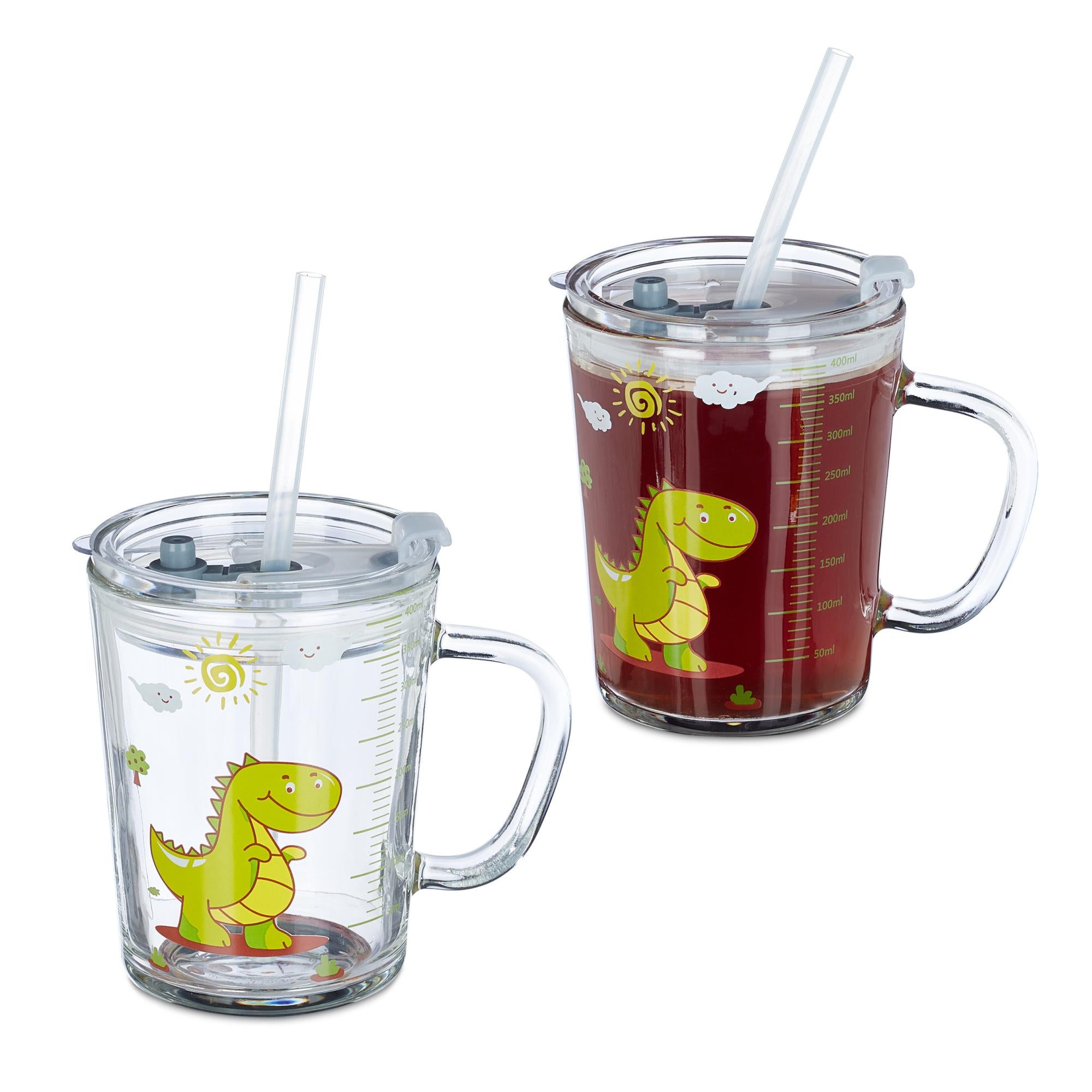 Bicchiere in plastica con cannuccia | Logo Personalizzato | Da 0,98