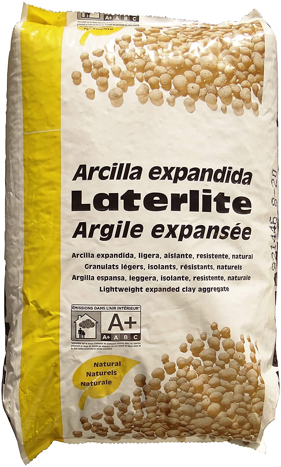 Argile expansée standard 3/8 Laterlite naturel 50L Sainbiose