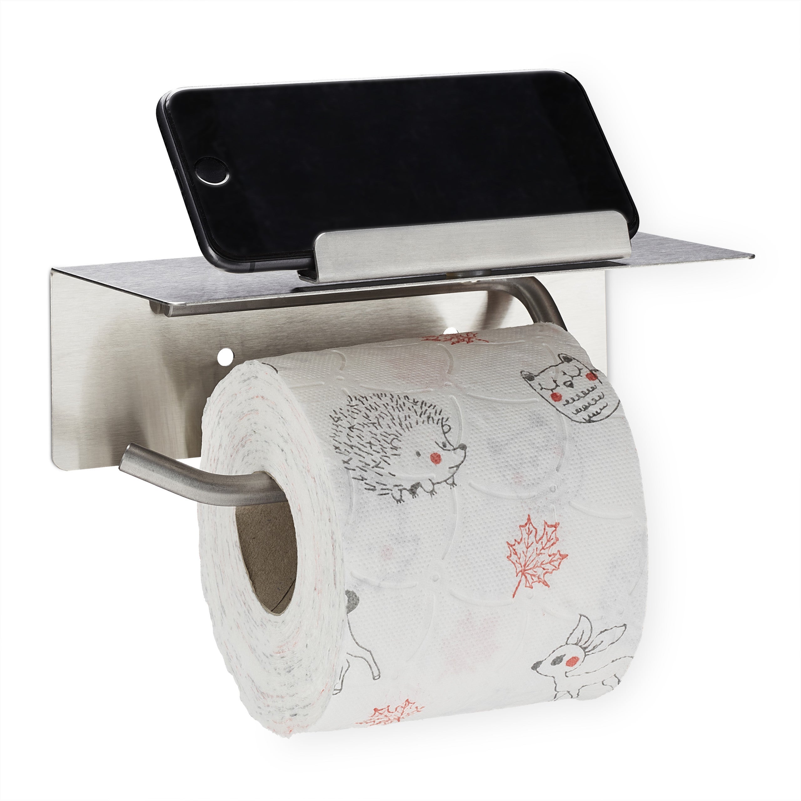Dérouleur Papier toilette distributeur Porte-rouleau inox support